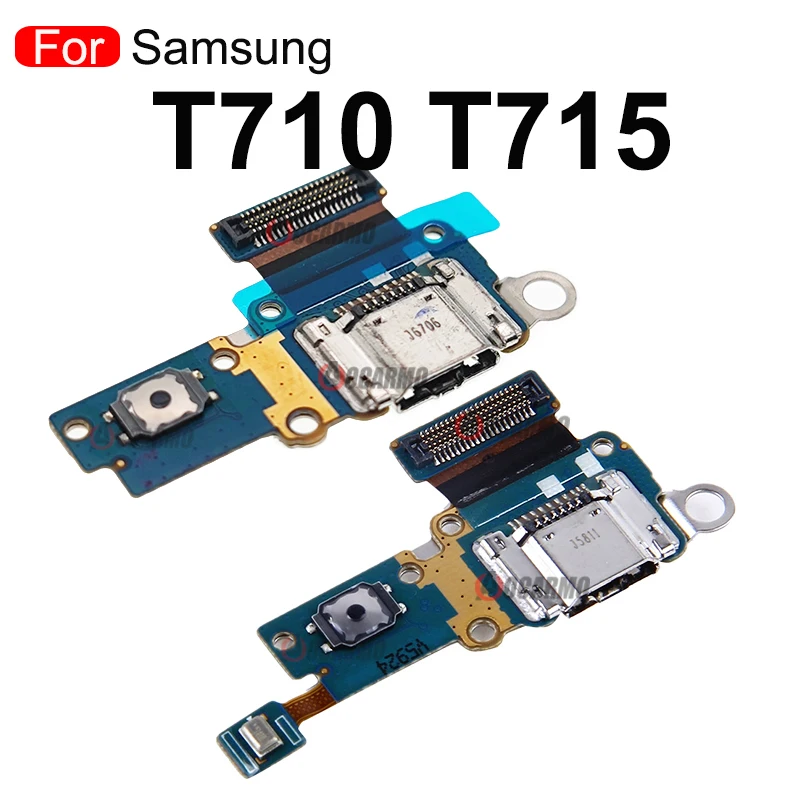 1Pcs For Samsung Galaxy T710 T713 T715 T719 T719C T500 T505 USB Charging Port Dock Charger Plug Flex Cable Repair Part