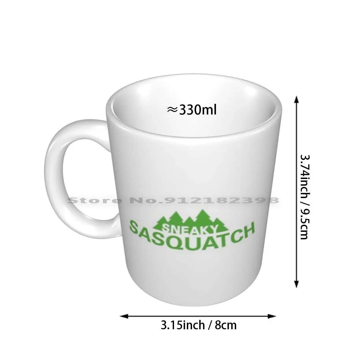 Sneaky Sasquatch Head & Logo Ceramic Mugs Coffee Cups Milk Tea Mug Sneaky Sasquatch Sasquatch Sneaky Arcade Game Indie Creative