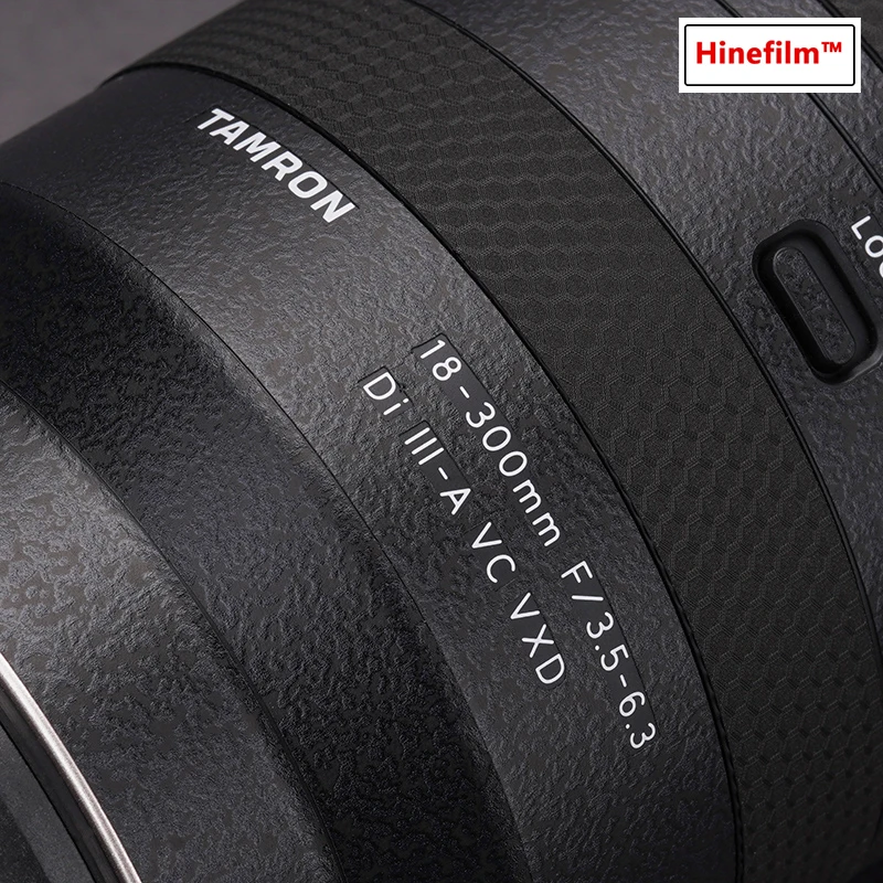 Tamron 18300 FE Mount Lens Decal Skin for Tamron 18-300mm F/3.5-6.3 Di III-A VC VXD for Sony Mount Lens Stickers Wrap Cover Case