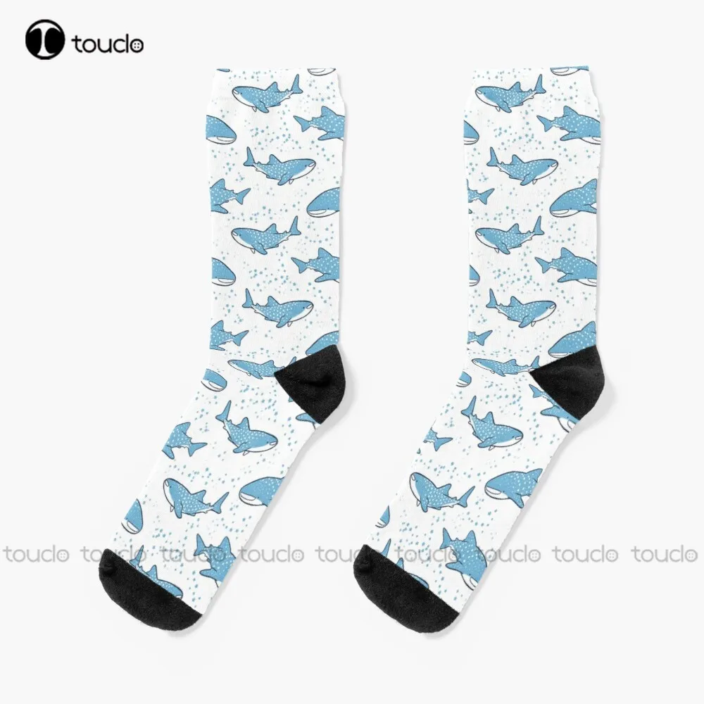 

Starry Whale Sharks (Light Version) Socks Anime Socks Christmas New Year Thanksgiving Day Gift Unisex Adult Teen Youth Socks