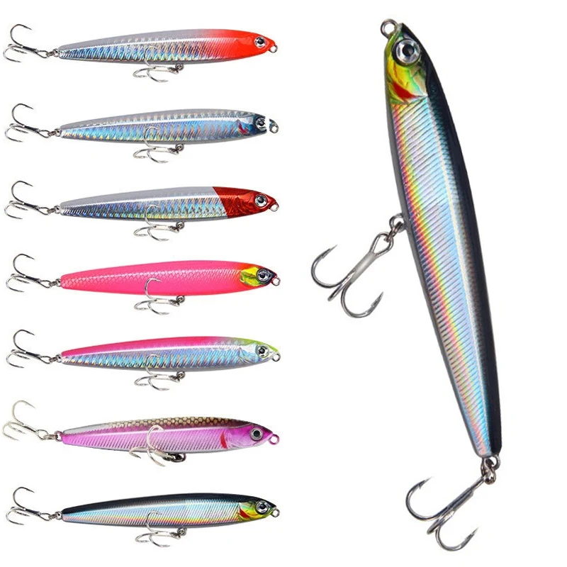 New Pencil Sinking Fishing Lure Weights 10-24g Bass Fishing Tackle Fishing Accessories Saltwater Lures Fish Bait Trolling Lure