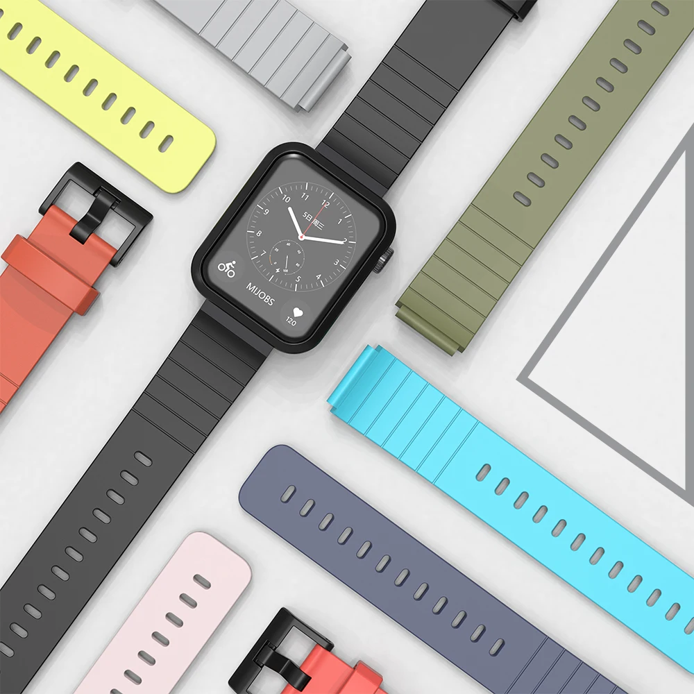 لساعة Xiaomi حزام سيليكون الذكية المعصم الفرقة استبدال سوار الأساور الرياضية اكسسوارات Mi حزام ساعة Pulsera