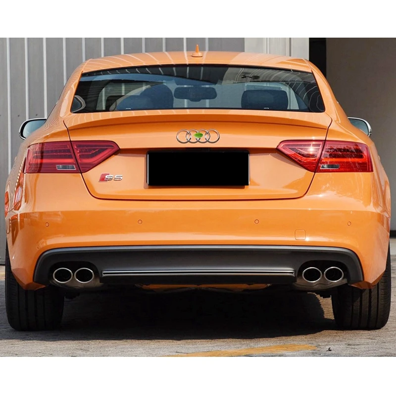 

For Audi A5 4Door 2009 2010 2011 2012 2013 2014 2015 2016 ABS Plastic Unpainted Primer Color Rear Roof Wing Spoiler