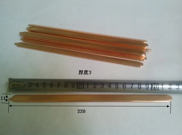 Tubulação de calor de cobre puro para diy, tubulação de calor de cobre puro de 3mm de largura, faça você mesmo, tubo de cobre sinterizado, tubulação de calor, 1 peça