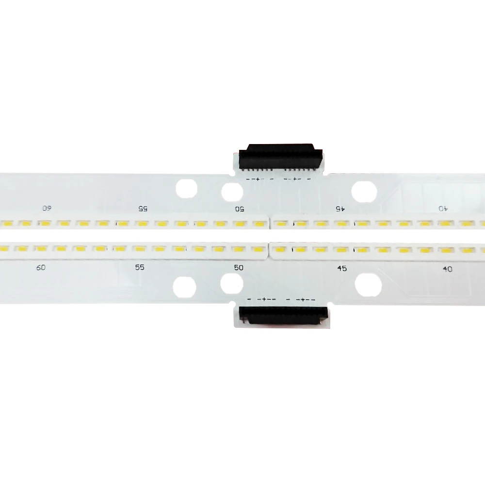 

New 2 sets/set of 144LED 605mm 55" V17 AS2 3043 3044 REV0.2R L LED backlight strip replacement 55-inch TV