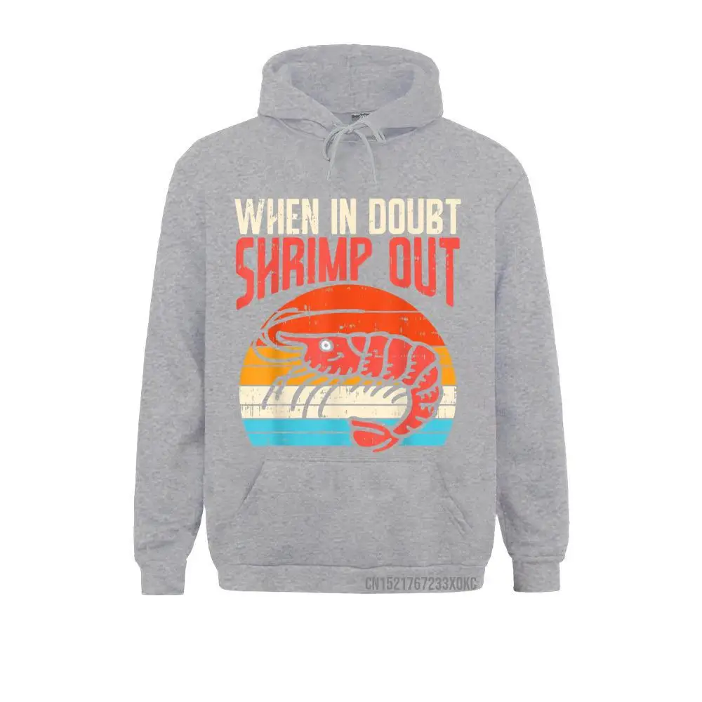 When In Doubt Shrimp Out Retro BJJ Brazilian Jiu Jitsu Gift Hoodie Men Winter Hoodies Labor Day Sweatshirts Design