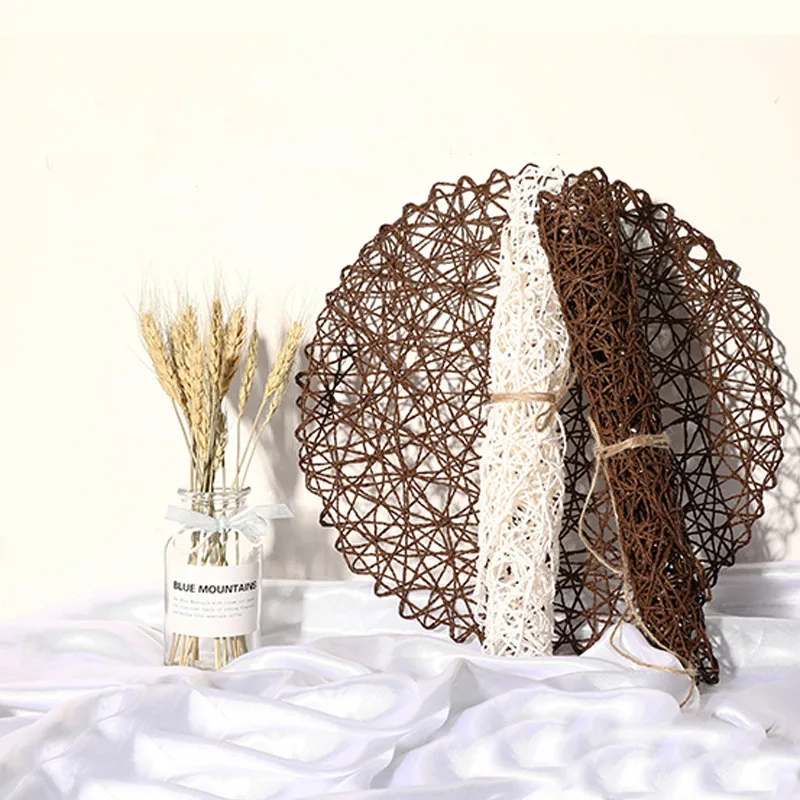 40CM Hollow Thread Mats ornamenti gioielli foto sfondo puntelli