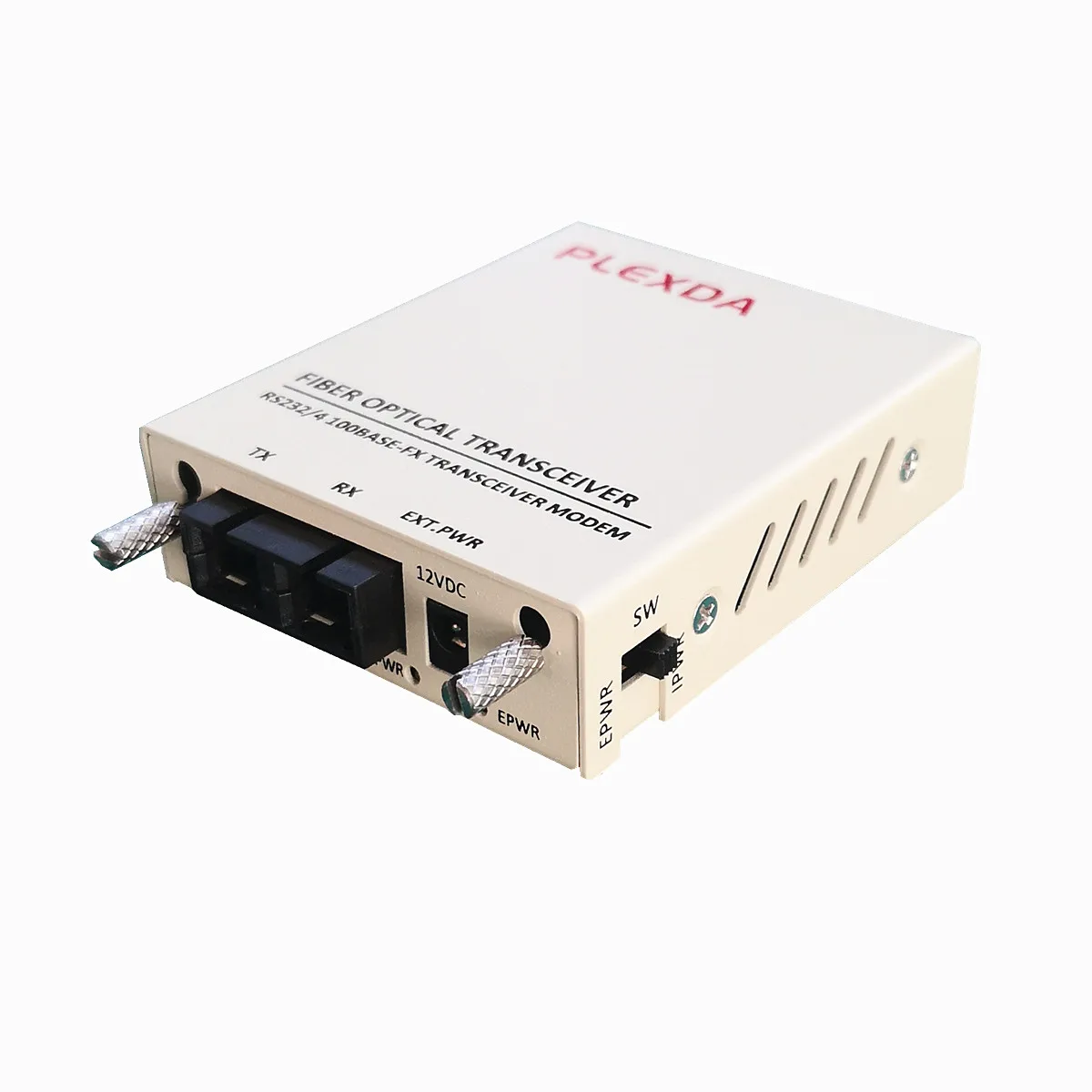 Plexda Optical Modem Transceiver for Ericsson COMboard Metro/ Railway/ Electricpower,RS232 to 100FX  (FOM-D210)