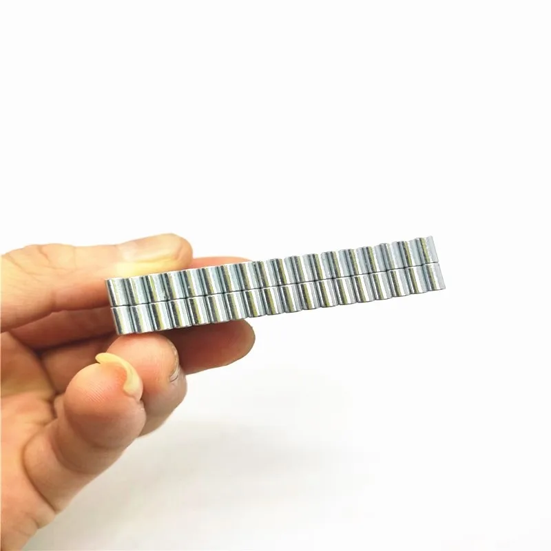 Haste magnética diametricamente para pulseira, 3d impresso, jogo de tabuleiro ndfeb 3500gs, metal prata, 200/400/500 p