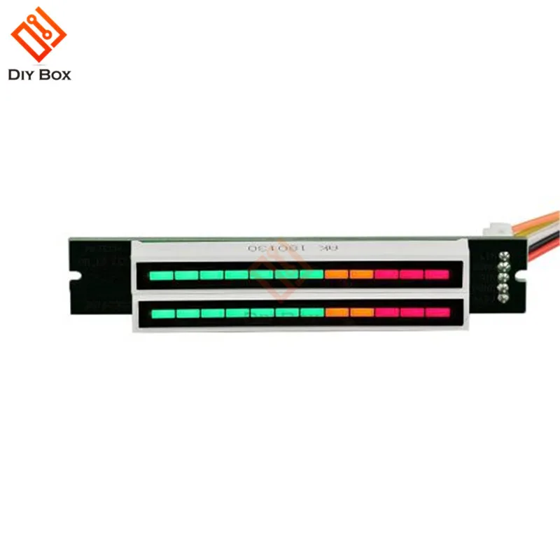 Adjustable Audio Music VU Level indicator meter Dual 12 bit LED Level Display For Amplifier Module With AGC Mode