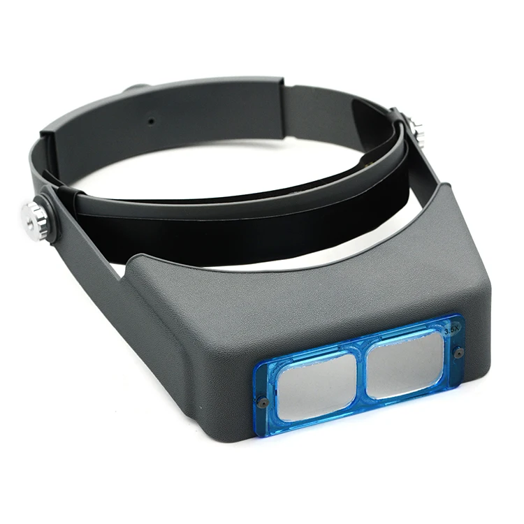 3.5x Head-Mounted Magnification Glasses for Jewelry Micro Inlay, Engraving, and Reading Tool