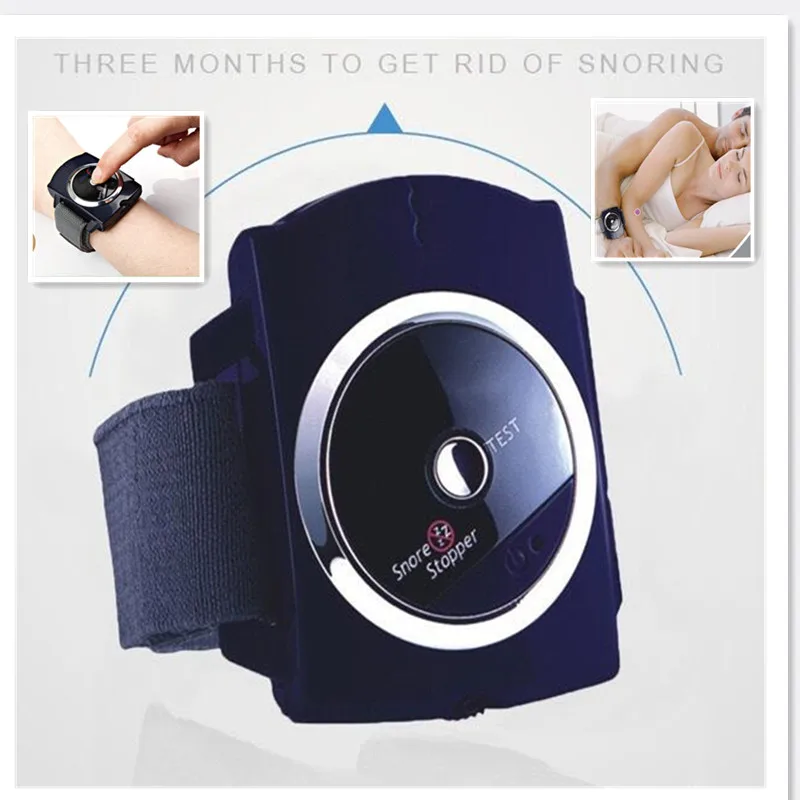 Snore Blocker Stopper Infrared Stop Snoring Wristband Help Sleeplessness For Health Care Tools