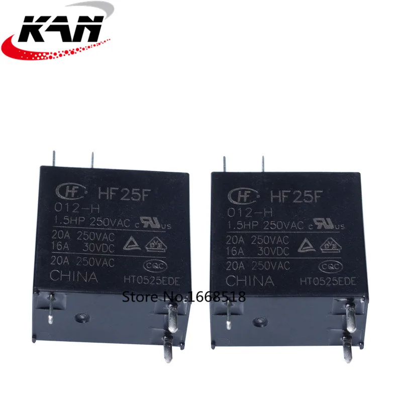 

10PCS/lot Relay JQC-25F HF25F-012-H HF25F-024-H 3PIN 20A 250VAC