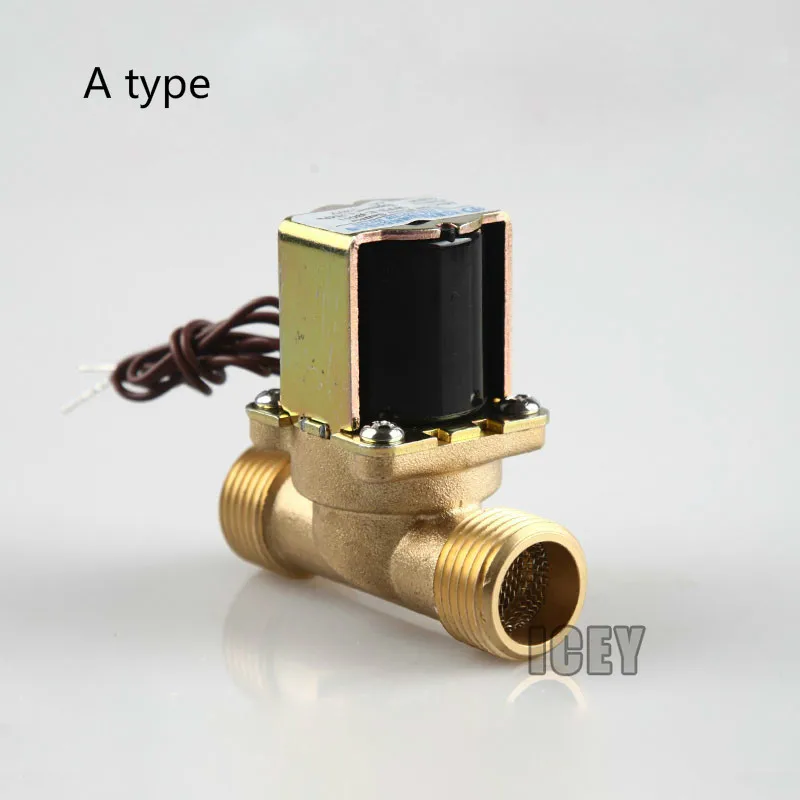 Normally Open Solenoid Valve Water Valve G1/2 12V Tap Water Intake Valve, Switch Valve