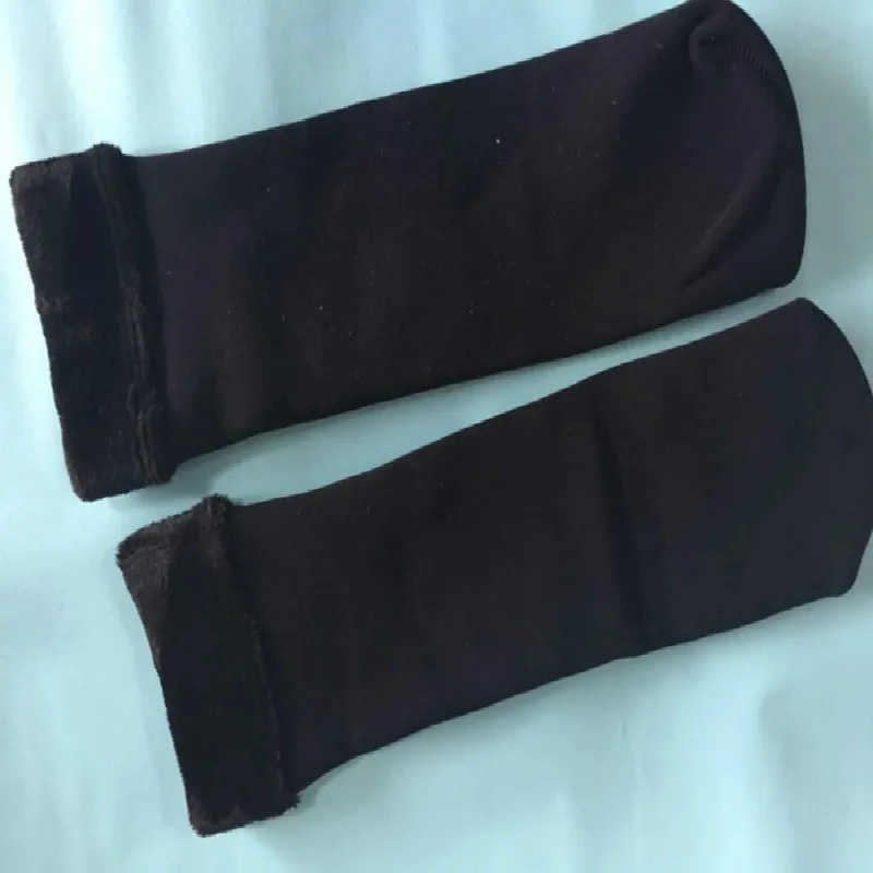 

Autumn And Winter Plus Velvet Thick Black Women's Socks High Quality Socks Wholesale 7pair/lot