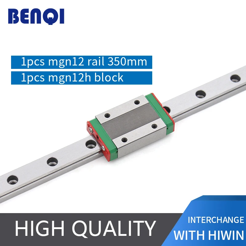 

latest brand new 12mm guide rail 350mm long + 1pc MGN12H carriage for 3d printer machine