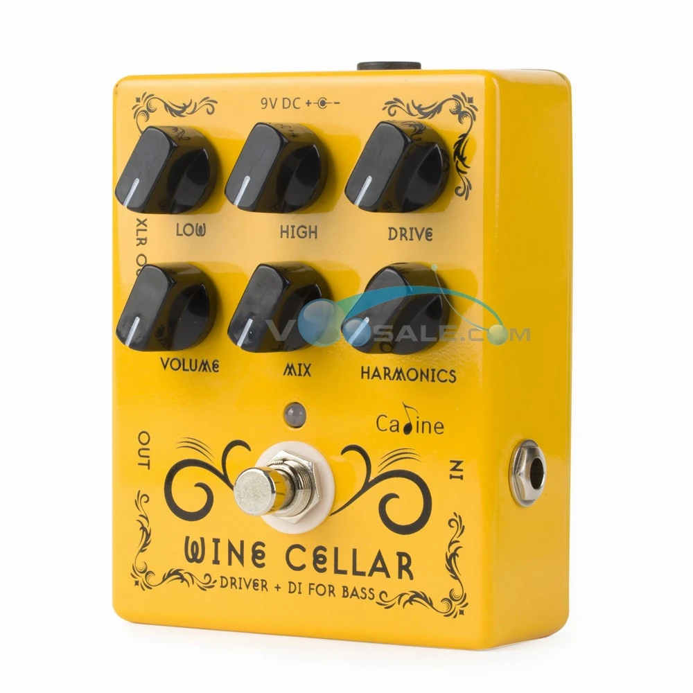 Caline CP-60 Driver+DI For Bass Guitar Pedal Effect Guitar Accessories Mini Pedal Guitar Parts Use For Guitar