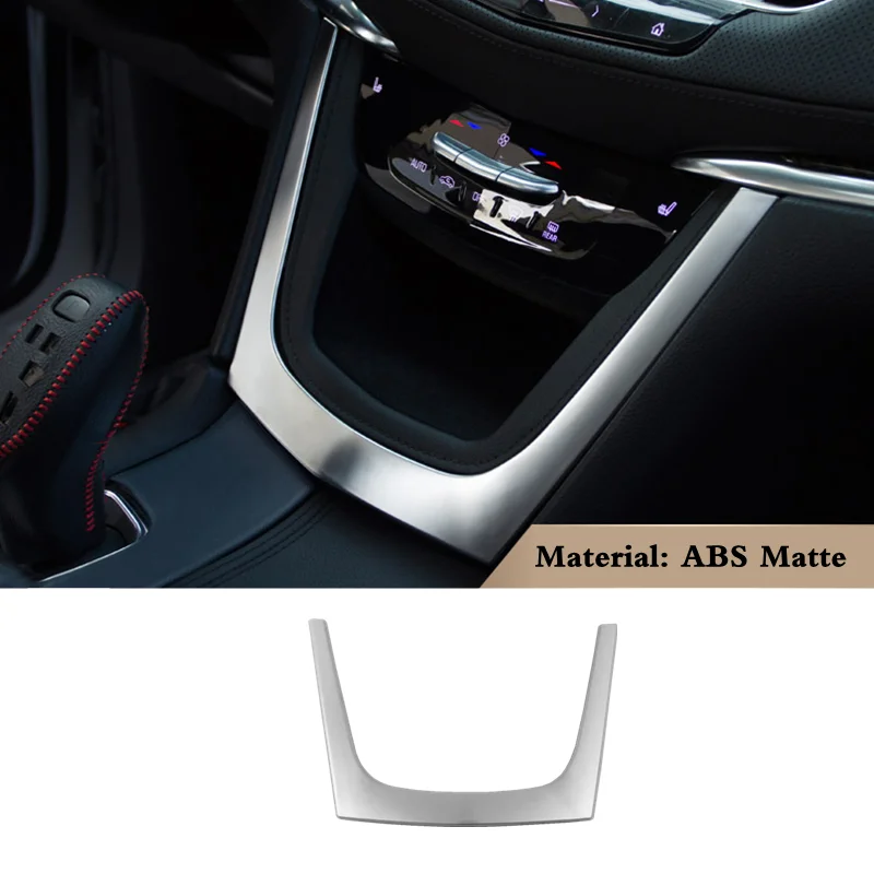 

For Cadillac XT5 2016 17 18 19 20 Accessories Interior Sticker Car Styling Center Console Panel Frame Cover Trim ABS Matte 1pcs