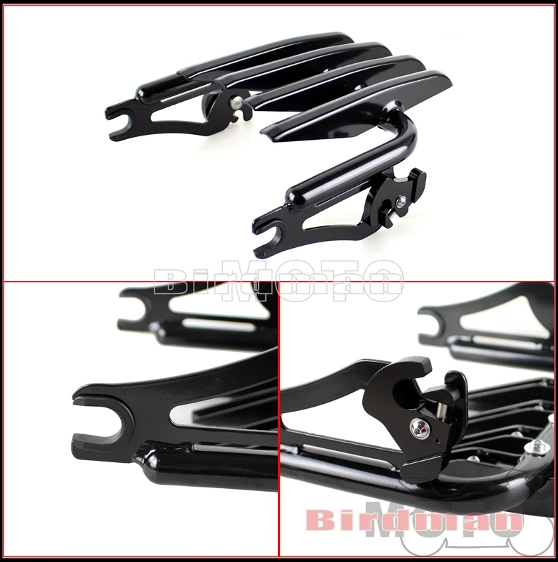 Motorcycle Detachable Luggage Rack Carrier Support Frame for Harley Touring FLHXSE FLTRX FLHT FLTRU FLHRC FLHR FLHX 2009-2022