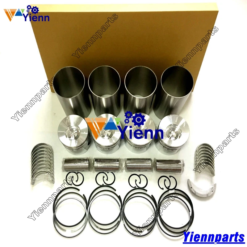 4D102 S4D102e SAA4d102 Overhaul Rebuild Kit with Liner For Komatsu Excavator pw130es-6  pc160-7 pc180 PC130 Engine Repair Parts