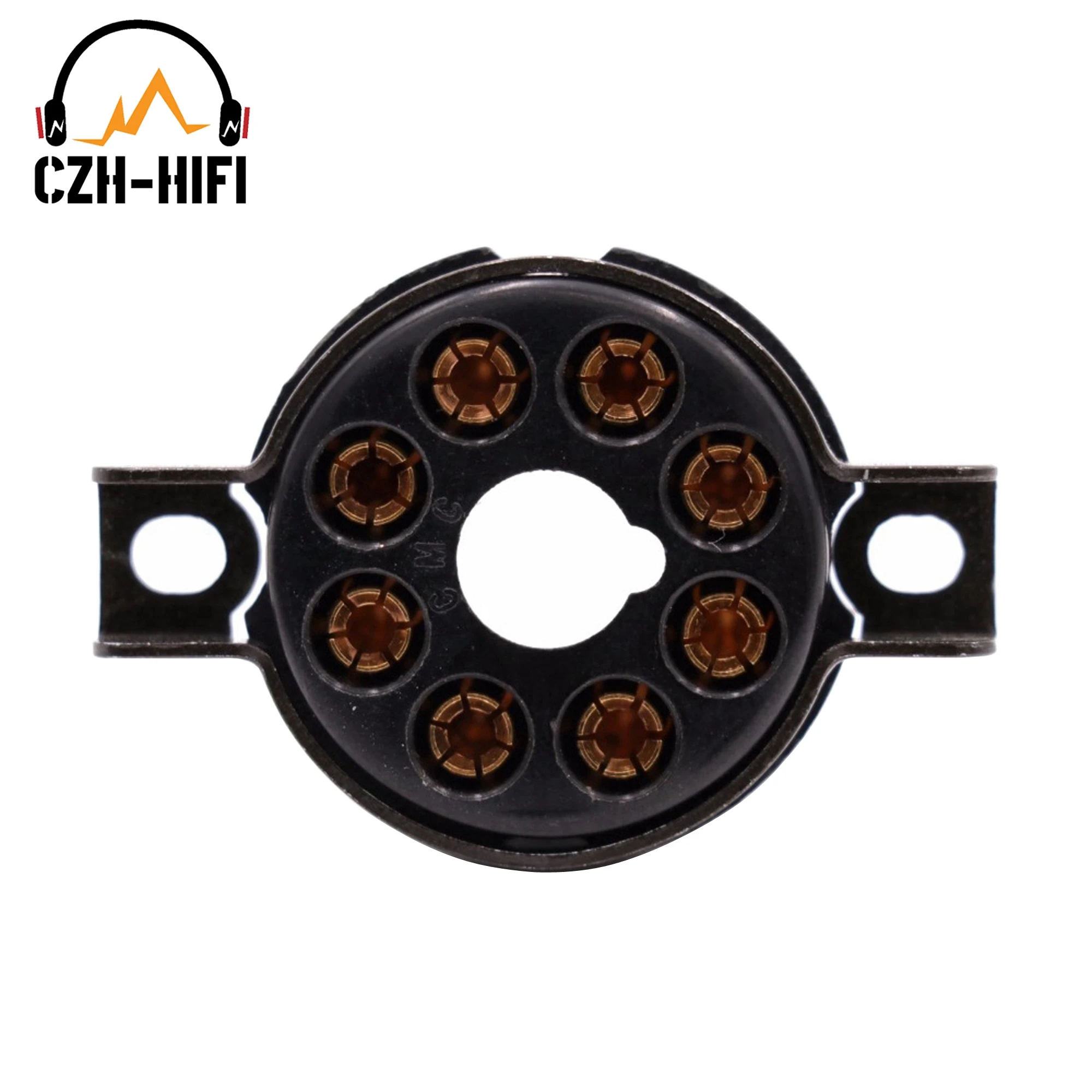 1PC CMC 4pin 8pin 9pin PTFE Bakelit Rohr Buchse Ventil Basis Für 300B 2A3 811 45 71A KT88 EL34 6V6 12AX7 ECC83 6DJ8 Audio DIY – Detail 4