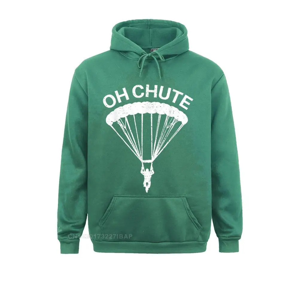 Oh Chute Funny Skydiving Gift For Skydiver Parachute Jumping Hoodies Cheap Gothic Long Sleeve Men Sweatshirts Normcore Hoods