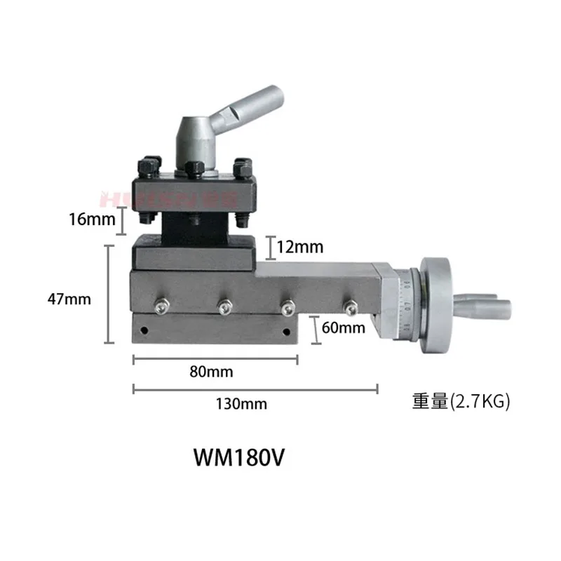 180 210 lathe tool post WM180V /PL180V/square tool post lathe accessories