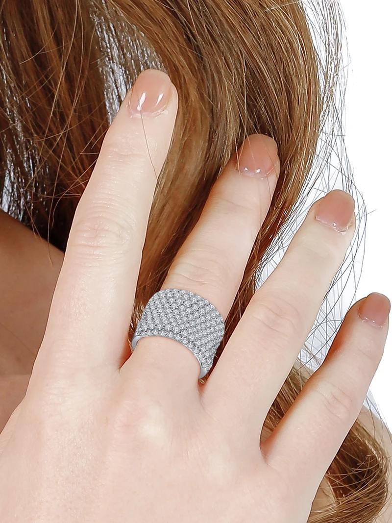 LAYA 925 Sterling Silver NEW Fashion High Quality Zircon Vintage Trendy Ring Gift Luxury Classic Jewelry For Women\'s Wedding