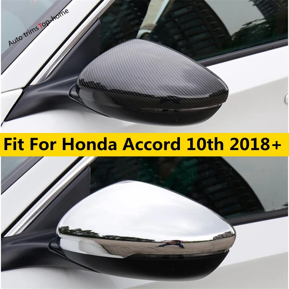 

Fit For Honda Accord 10th 2018 - 2022 Outside Door Rearview Mirror Decoration Protector Shell Cover Housing ABS Accessories