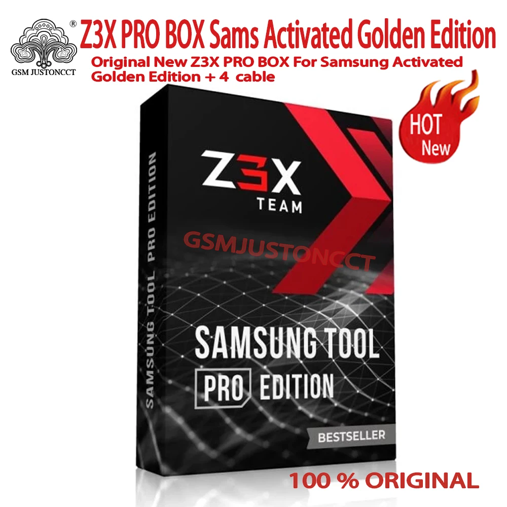 2024 original new Z3X PRO SET box activated for samsung and pro with 4 Cable c3300k/P1000/USB/E210 for new updateS7, S6 s5 Note4