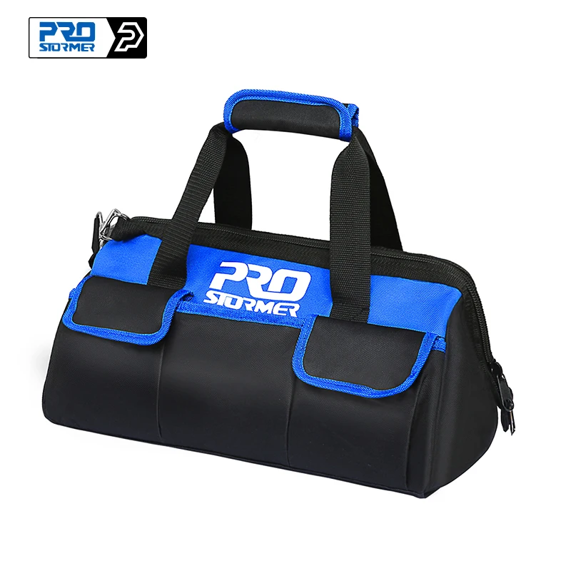16/18inch Waterproof Tool Bag with Bag Shoulder Strap Belt Electrician Portable Working Tools Storage Bags By PROSTORMER