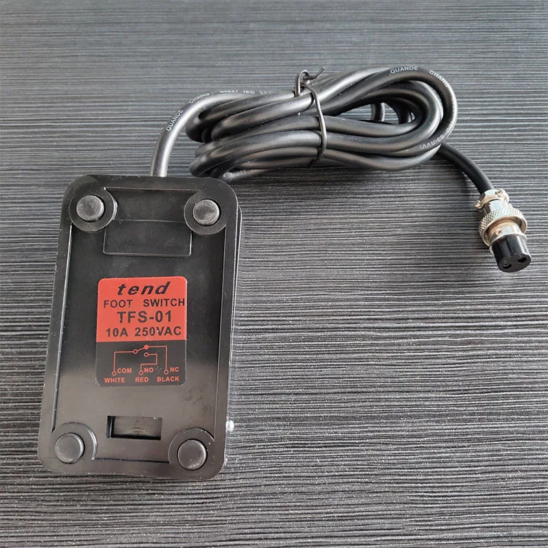 Interruptor de pie para máquina de llenado de líquidos, Pedal de pie, accesorios para máquina de llenado eléctrico, Pedal de punto de TFS-01