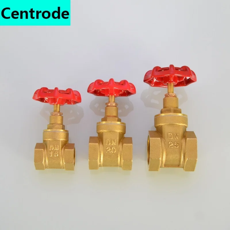 Household water gate valve full copper 4 minutes 6 minutes 1 inch DN15 20 25 pipeline water meter switch valve