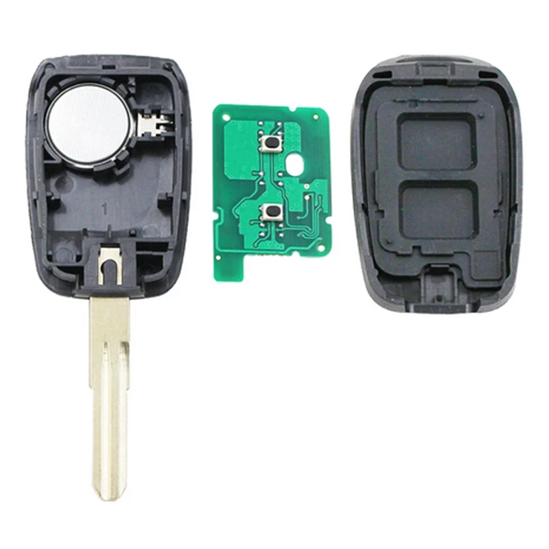 DIYKEY Remote Key Fob 2 Button 433MHz PCF7961 4A Chip for Renault Duster Dokker Trafic Master 2013 2014 2015 2016 2017