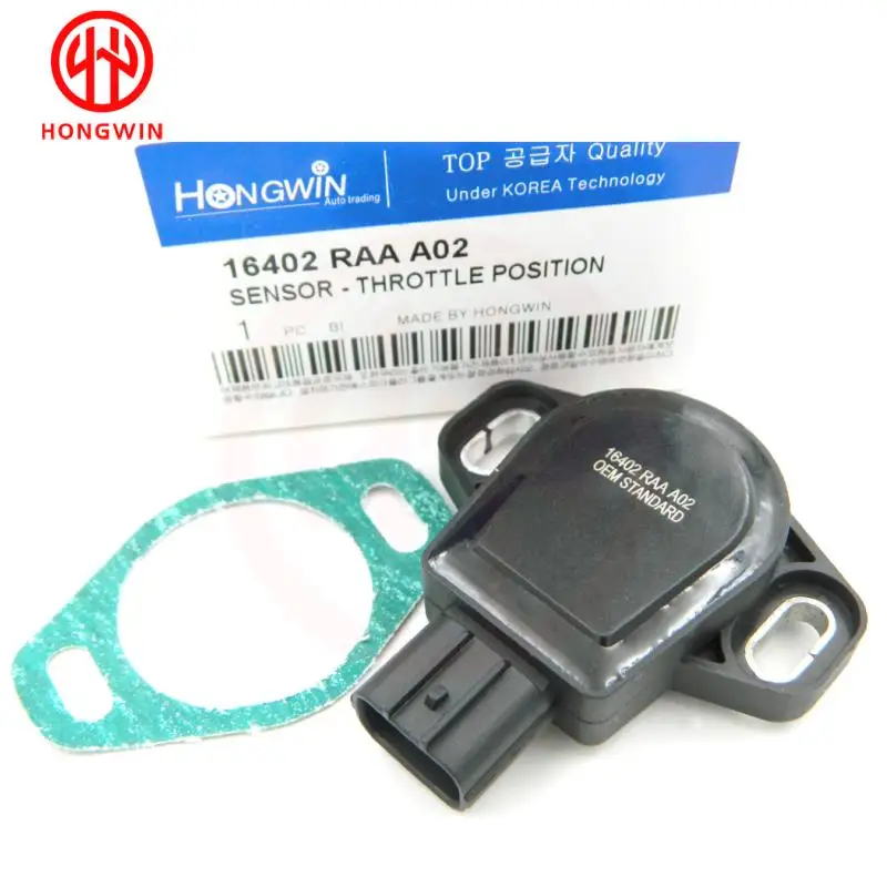 Genuine No.16402RAAA02 Throttle Position Sensor Fits HHonda Element Accord 2.4L 16402REJW01, TPS-H114 16402 RAA A02 16402RAAA00