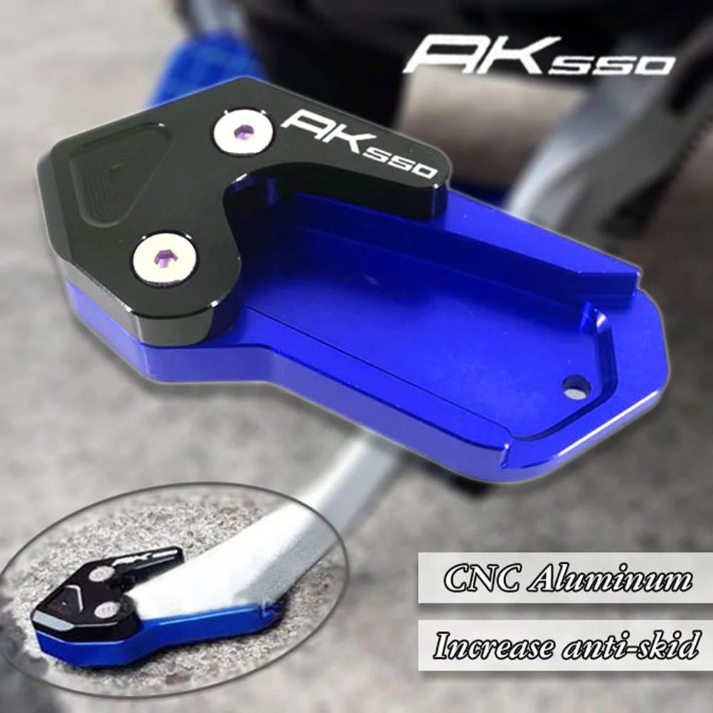 

Алюминиевая Подставка для мотоцикла KYMCO AK550 AK 500 2017-2022, боковая подставка, удлинитель, опорная пластина, подставка для увеличения