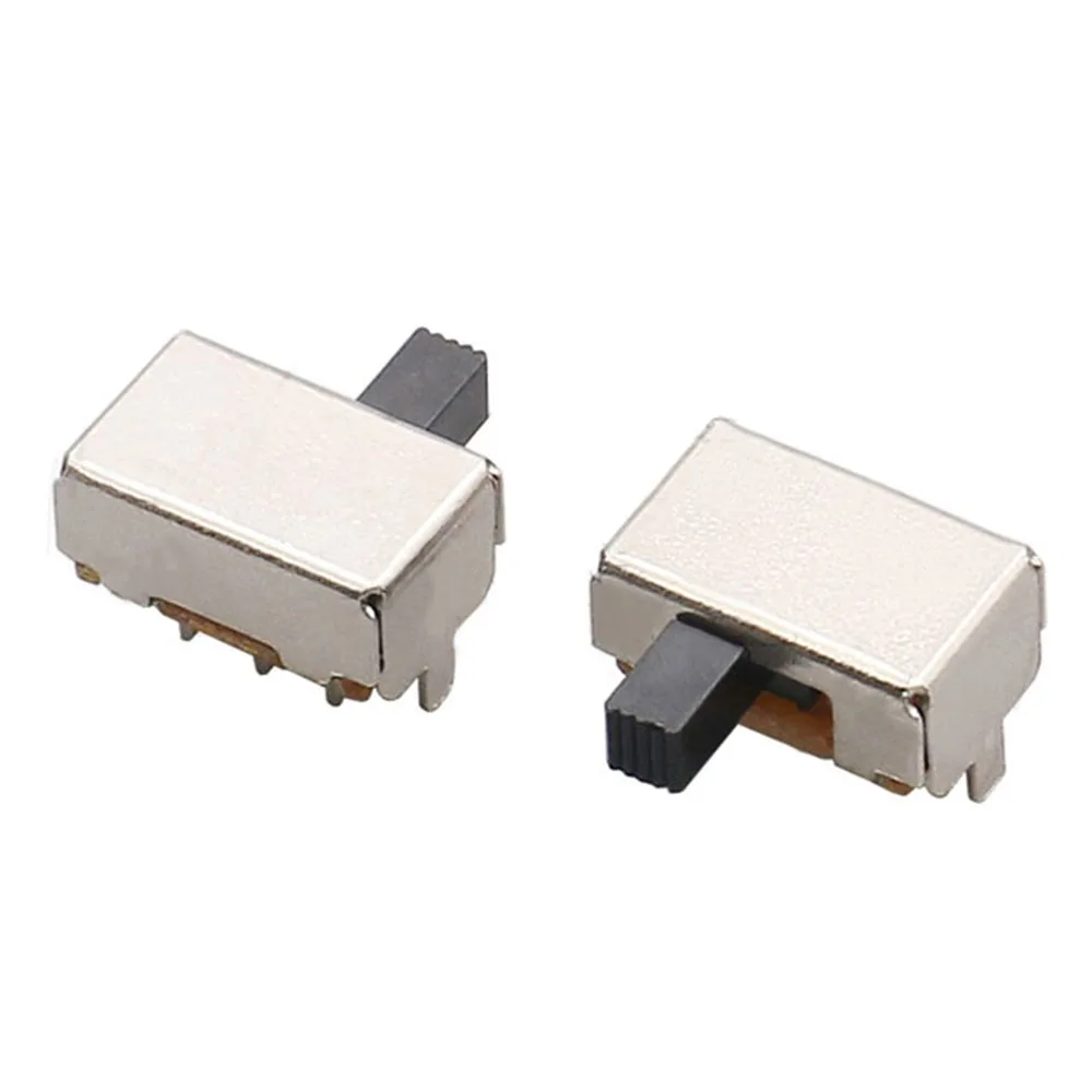 5/10pcs 6 Pin Mini Slide Switch On-OFF 2 Position Micro Slide Toggle Switch 2P2T Miniature Horizontal Slide Switch 6P