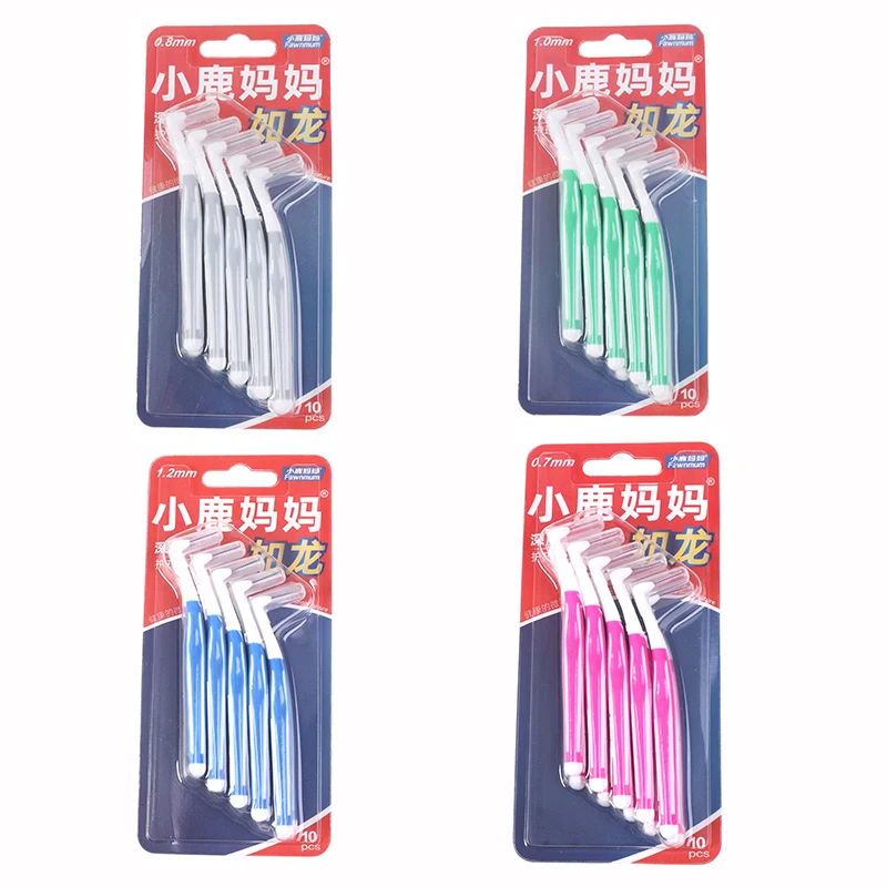 10Pcs Tand Floss Mondhygiëne Dental Floss Zachte Rager Tanden Reinigen 0.7-1.2Mm Oral Care Tool voor Mannen Vrouwen