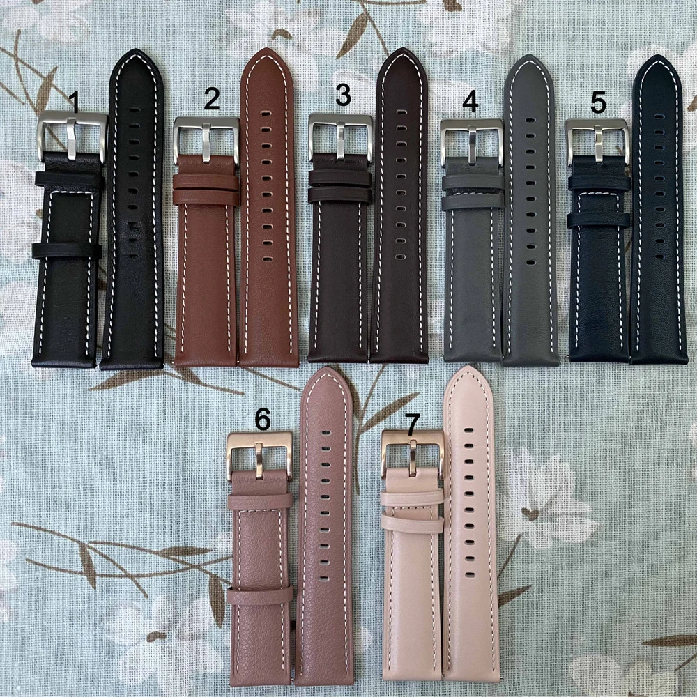 Lederen Horloge Band Strap Voor Samsung Galaxy Watch3 41Mm 45Mm Vervanging Fashion Pols Bands Armband Voor Horloge 42mm 46Mm