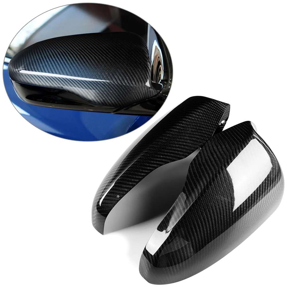 

Carbon Fiber Car Side Mirrors Rearview Mirror Cap Cover Housing For BMW F10 M5 M Series 2012 2013 2014 2015 2016