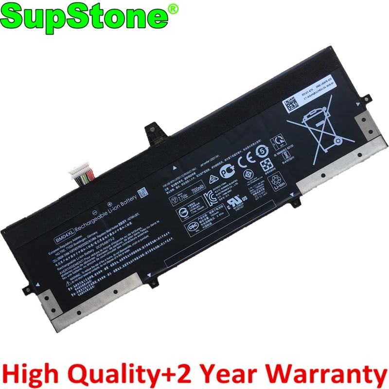 

SupStone New BM04XL HSTNN-UB7L DB8L Аккумулятор для ноутбука HP EliteBook X360 1030 G3 L02031-541,241,2C1 L02478-855