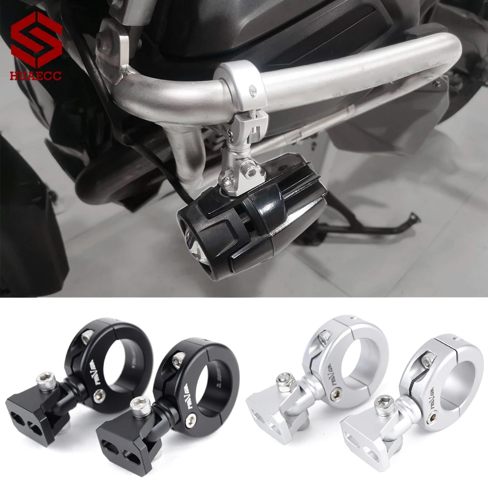 28-32mm OD Mount Bracket for Motorcycle Bumper Modified Headlight Stand Spotlight Extension Pole Frame Support Extension Bracket