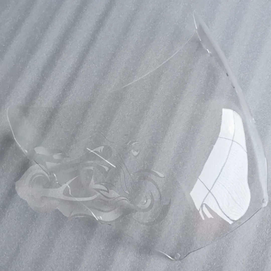 Fit for 1988 - 1992 VFR400 NC30 Motorcycle Windshield Windscreen Clear / Black VFR400 RR NC30 1989 1990 1991 VFR400RR