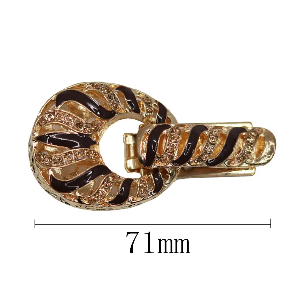 Good quality 71mm metal rhinestones button with sweater coat decoration button accessories DIY 1Pcs/Lot SP-0055