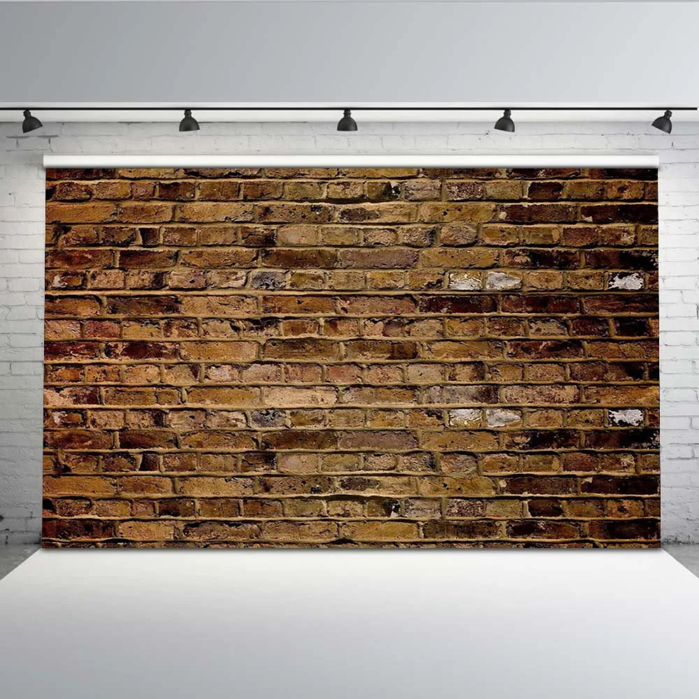 

Vintage Brick Wall Background for Photography Retro Wall Backdrop Photo Shoot Customize Y-488