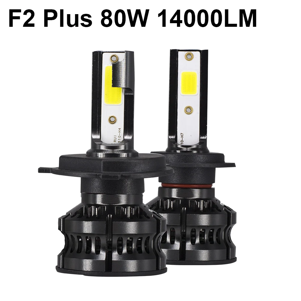 YHKOMS 80W 14000LM Auto Haedlight H4 H7 H1 LED H8 H9 H11 4300K 5000K 6500K 8000K 25000K Auto mistlamp 80W 16000LM 12V LED Lamp