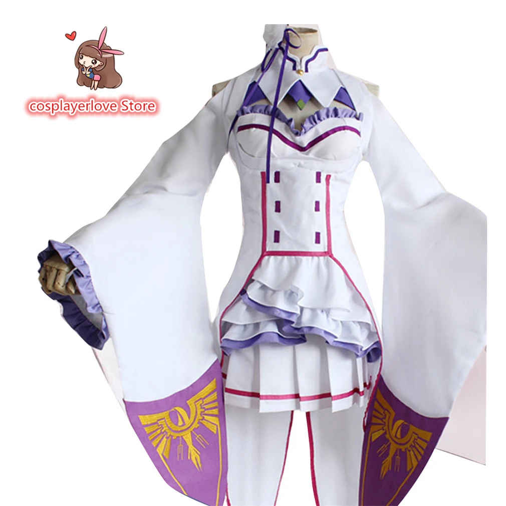 

Re: Life a Different World from Zero Emilia Cosplay Carnaval Costume Halloween Christmas Costume