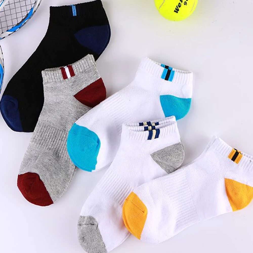 10 Pairs New Spring Summer Cotton Socks Boat Mesh Breathable Men\'s Short Ankle Socks High Quality Casual Sports Male Sokken Gift