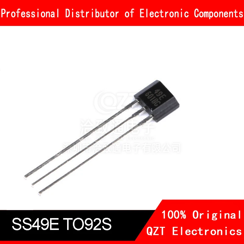 10 Uds 49E Hall elemento SS49E OH49E sensor de pasillo Sensor de efecto nuevo