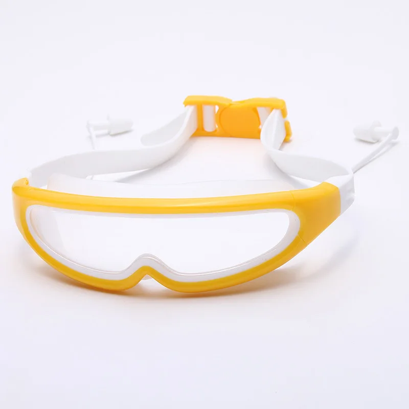 160G Star Je Children's Big Box Swimming Goggles Waterproof Anti-Fog Child Swimming Glasses with One-piece Earplugs